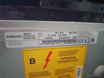 Samsung MG23F301TAK - mikrovlnná rúra s grilom - 4