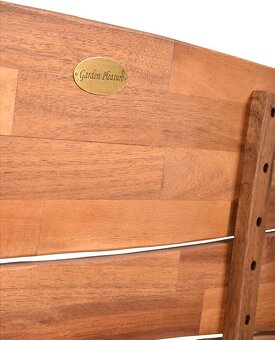 Masívna drevená lavička Hadia - 4