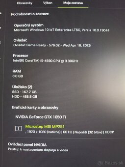 Pc dell - i5 4590, GTX 1050ti, 8GB RAM, 180GB SSD + 500HDD - 4