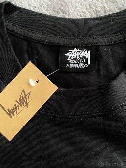 Čierne tričko Stüssy chess - L - 4