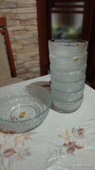Bohemia kryštál misa +6 menších - 4