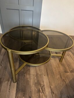 Zlatý konferenčný stolík - 4