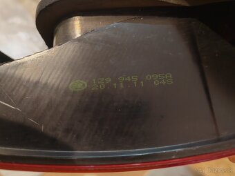 Octavia 2 combi ľavé zadné svetlá - 4