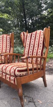 Starožitná sedacia súprava 3+1+1 - 4