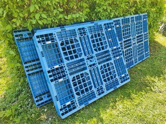 Predám plastové palety 100x120x15cm pod ibc kontajner - 4