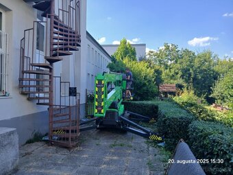 Plošina, Výškové práce, práca vo výškach - 4