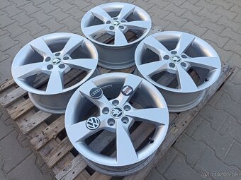 Originálne ALU disky Škoda, VW, Seat 5x100 R16 ET46 - 4