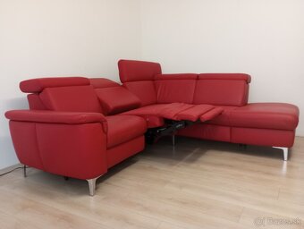 luxusná pohovka z pravej kože 240x210 - 4