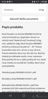 Strešné nosiče Menabo Huggy 2 ks - 4