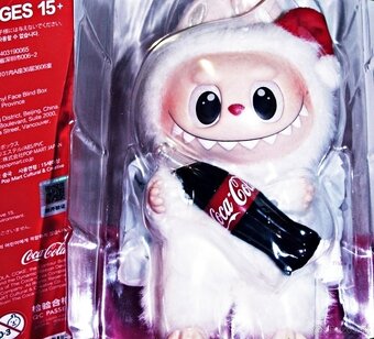 č.2👜🥤🔴Labubu originál POP MART Coca-Cola - limitka - 4