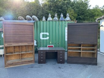 Veľká roletová zakladacia skriňa / roletový zakladač 1930 - 4