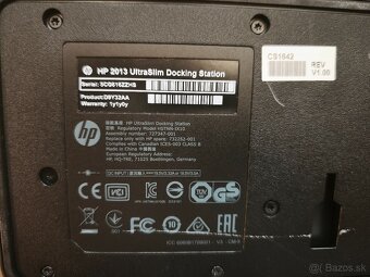 HP UltraSlim Docking Station 2013 + 65W originálny adaptér ⚡ - 4