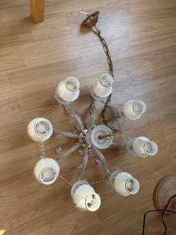 Starozitny krystalovy luster - 4