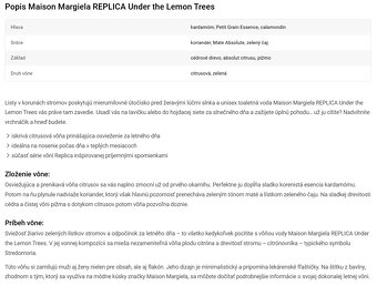 Maison Margiela REPLICA Under the Lemon Trees, 100ml - 4