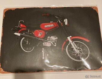 Plechové cedule, tabuľky Simson S51 , 30x20 cm - 4