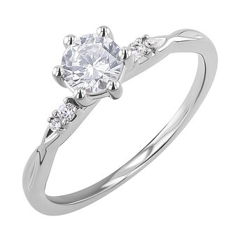 Diamantovy prsten 0.4ct G/VS2 - 4
