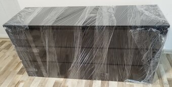 6 suplikova komoda , odtien wenge, Ikea Malm, 160x48x78 cm - 4