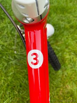 Woom 3 cerveny bicykel - 4