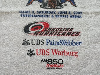 Hokejový uterák NHL Stanley cup 2002 - 4