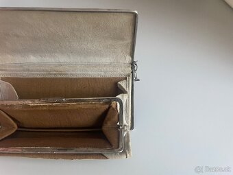 Strieborná bálová kabelka s pavučinovým vzorom - 4