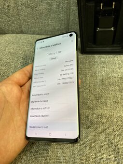 Samsung Galaxy S10 (plne funkčný) zelený pásik na displeji - 4