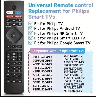 Diaľkové ovládanie pre Philips - 4