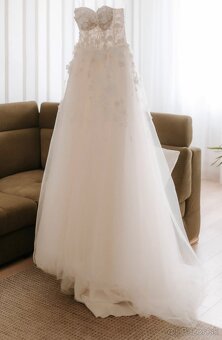 Svadobné šaty 36/38 - 42 - 4