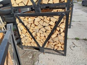 Ukladané bukové palivové drevo - 4
