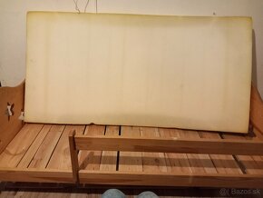 Posteľ s matracom 160x80, drevo - 4