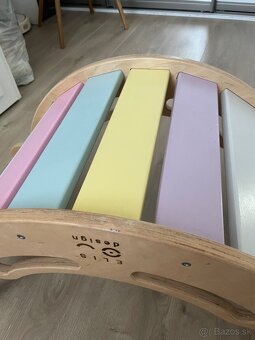 Montessori hojdačka dúhová - ELIS Design - 4