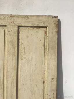STARé DVERE 97CM   PLNé AJ SO SKLOM - 4