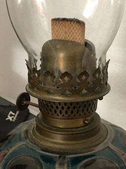 Starožitna petrolejová lampa - 4