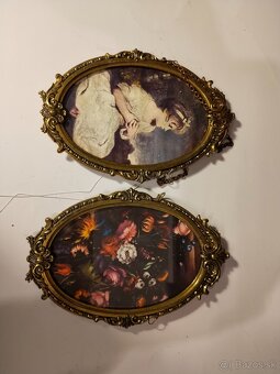 Rámečky oválné mosazné - 4