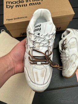 Miu Miu x New Balance Leather tenisky - 4