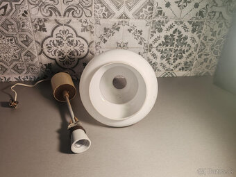 Retro luster s mliečnym sklom - 4