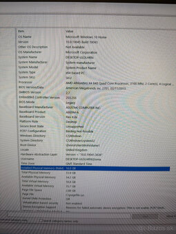 PC - AMD X4, 16GB RAM, GTX 1650, 1 TB SSD - 4