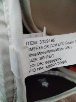 Brankárska výstroj. - 4