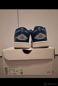 Jordan 1 Low Stealth French Blue Tenisky - 4