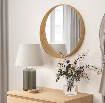 Zrkadlo, dubová dyha, 80 cm - IKEA - 4