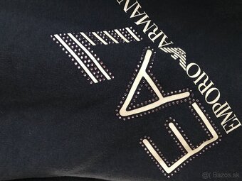 EMPORIO ARMANI originál z kryštálmi damska mikinka S/M - 4