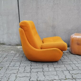 Legendarne Retro kreslo Atlantis + 3 vankuse Vintage - 4