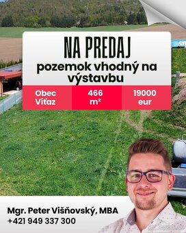Stavebný pozemok č. 2 na predaj – Víťaz | 466 m² - 4
