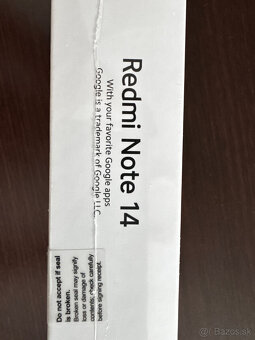 NovNový, zabaleny telefon Redmi Note 14 6GB RAM 128GB ROM - 4