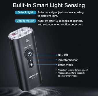 Veľmi Kvalitné Smart LED Svetlá na Bike - nabíjateľné - 4