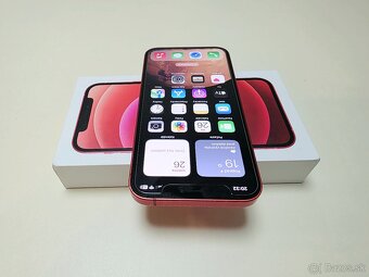 APPLE IPHONE 12 128GB RED ,ZDRAVIE BATERKY 100% - 4