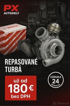 Repasované vstrekovače BOSCH - 2.0 HDi 88,103,110kw - 4