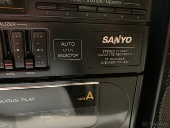 Predam radio boombox sanyo mw 232 top stav - 4