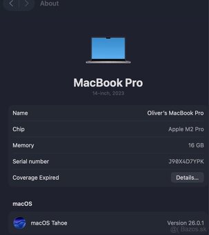 Macbook PRO 14” , 16GB RAM , 1T SSD - 4