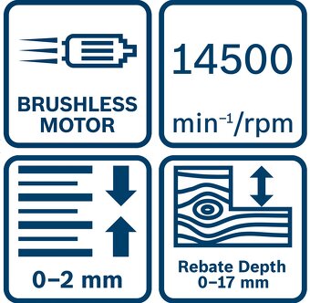 Bosch Akumulátorový hoblík GHO 12V-20 + nože + vrecko - 4