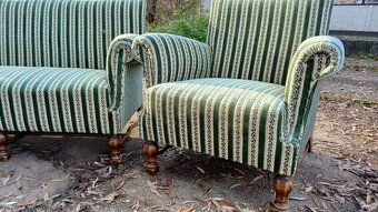 Starožitná  sedacia súprava 3+1+1 - 4